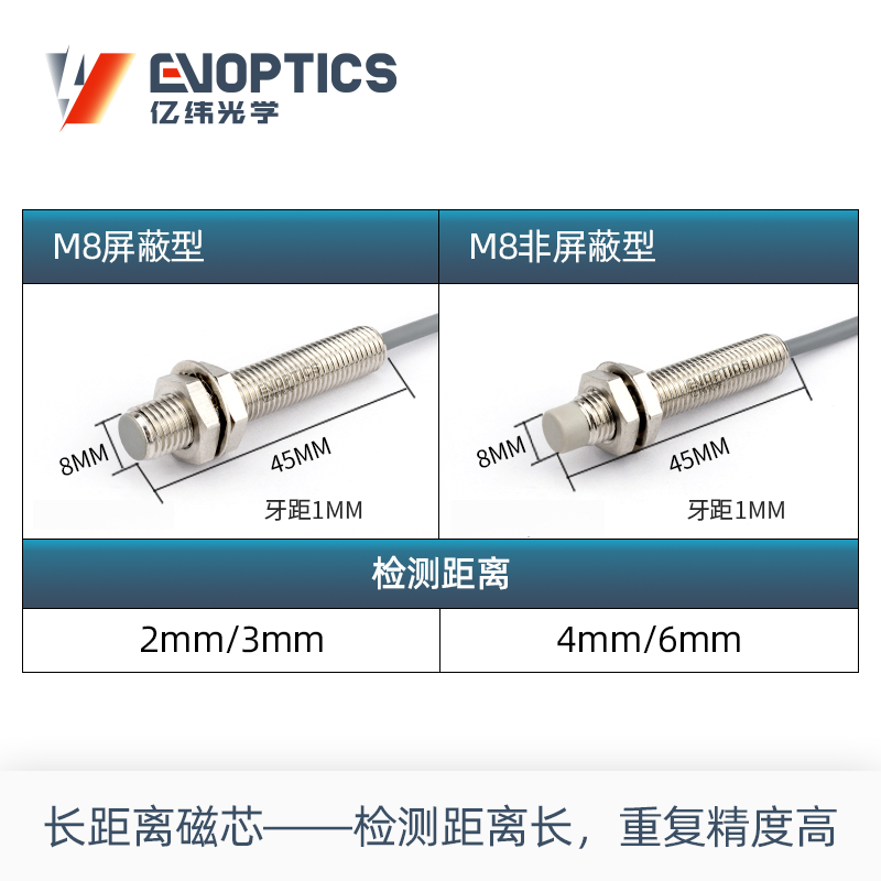 长距离型电感式接近传感器