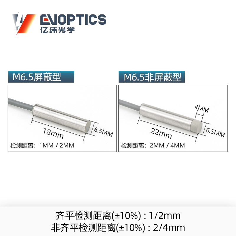 超短型电感式接近传感器